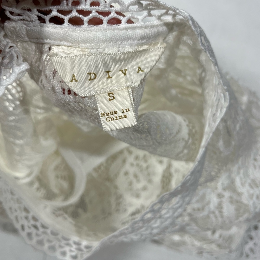 ADIVA RUFFLE SLEEVE LACE TOP (769) - Picture 11 of 16
